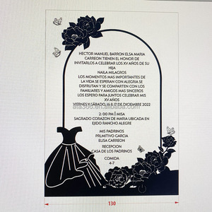 Venta al por mayor de tarjetas acrílicas de lujo personalizadas, invitaciones de boda, invitaciones de quinceañera personalizadas, boda con caja de invitación - Product Image 3