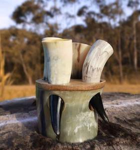 Handmade Drinking Horn Buffalo Ox Horn <b>Glasses</b> <b>Beer</b> & Wine Cup Eco Friendly Food Grade Custom Size - Product Image 6