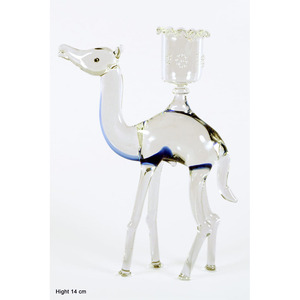 Figura Decorativa de Loro de Vidrio Soplado a Mano, Escultura Artística con Base de Vidrio Verde, Estilo Animal, 13.5 cm - Product Image 6