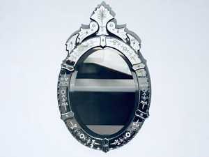 Elegant <b>Large</b> Venetian Silver <b>Framed</b> Mirror, Decorative Rectangular Accent for Modern Interior, Fireplace & Luxury Wall Styling - Product Image 1