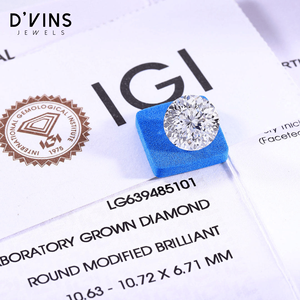 D'vins Jewels - Diamante Cultivado en Laboratorio de 5.08ct, Corte Personalizado, Otra Forma, Color D, Origen Surat, para Fabricación de Joyas - Product Image 2