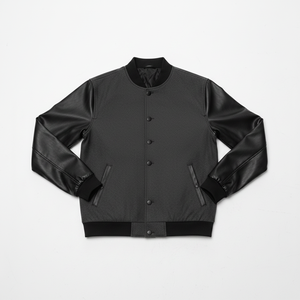 Veste en laine d'hiver personnalisée pour homme, style streetwear, veste de baseball universitaire anti-vent et antibactérienne - Product Image 4