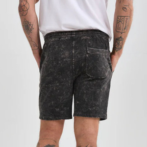 Premium Lightweight High Quality Cotton Acid Wash Shorts Men's Luxury Streetwear Drop Plain Bottoms Sustainable Fabric Shorts - Product Image 2