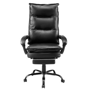 Sedia da Ufficio Ergonomica Robusta con Capacità di 180 kg, Regolazione in Altezza e Funzionalità Executive, Include Cuscino Lombare e Poggiapiedi - Product Image 3