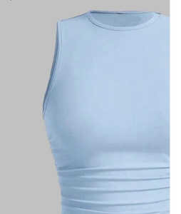 Robe Courte Moulante Sans Manches à Paillettes Col Carré pour Soirée et Club, Robe de Cocktail Scintillante Couleur Unie pour Femme Adulte – Vente en Gros - Product Image 4