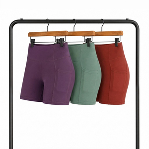 Nouvel Arrivage Short de Compression pour Femme, Effet Ventre Plat, Taille Haute, Personnalisable, pour Gym et Yoga - Product Image 1