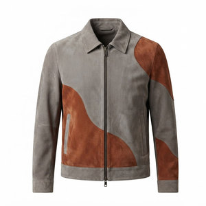 Modern <b>Suede</b> <b>Leather</b> <b>Jacket</b> With Tailored Slim Fit Elegant Style Premium Material For Men Fashion Collections - Product Image 1