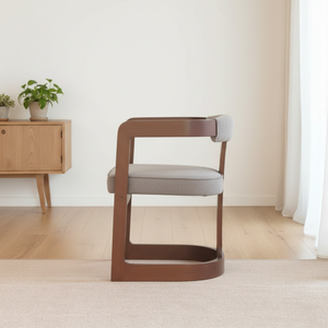 Silla de Comedor Phillips de Diseño Moderno con Estructura de Madera Sólida y Tapicería Cómoda para el Hogar - Product Image 6