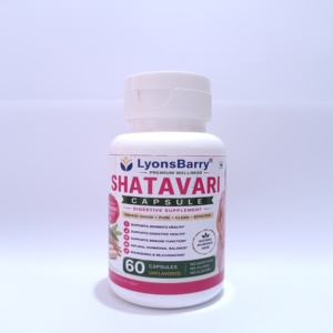 Capsules de Shatavari pour le soutien hormonal, immunitaire et du sommeil chez l'adulte - Complément alimentaire végétalien sans gluten - Product Image 1