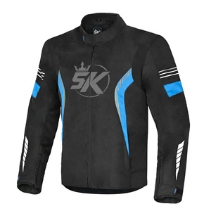 Veste de vélo unisexe courte en textile imprimé, imperméable, anti-poussière, respirante, anti-UV, à fermeture éclair rayée, chaude pour l'hiver - Product Image 1