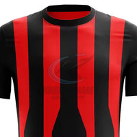 Camiseta de Fútbol de Manga Corta de Primera Calidad, Ropa Deportiva Ligera y Transpirable, Duradera, 100% Poliéster, Hecha en Pakistán