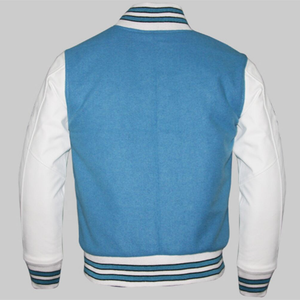 Nouvelles vestes de baseball pour hommes sur mesure de haute qualité, confortables, en polaire à col en V avec capuche, vente en gros pour la saison printanière, style universitaire - Product Image 5