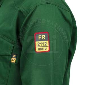 Proveedor Certificado ZUNEZI INTERNATIONAL ZI-8017 Camisa de Trabajo Ignífuga NFPA 2112 Algodón/Nailon Mecánico Soldadura Seguridad 300-500C - Product Image 3