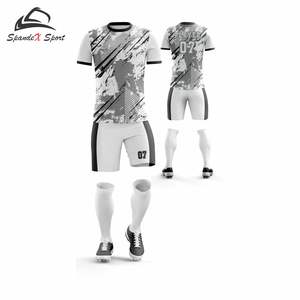 Uniformes de fútbol personalizados 100% poliéster para hombre, uniforme deportivo, fabricante OEM ODM, logotipo personalizado sublimado - Product Image 4
