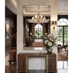 Miroir décoratif baroque vénitien élégant |   Miroir mural de style antique haut de gamme pour salon et design d'intérieur vintage - Product Image 2