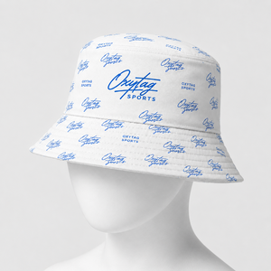 Fabricante de Sombreros de Pescador con Logotipo Personalizado Premium, Gorras de Sol con Impresión por Sublimación de Alta Calidad, Algodón Blanco, Unisex, Estilo Urbano - Product Image 3