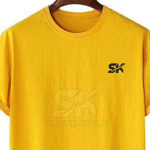 เสื้อยืดพื้นฐานคุณภาพสูง เสื้อยืดขายดีสำหรับผู้ชาย เสื้อยืดสีพื้นเรียบง่ายสำหรับผู้ใหญ่ - Product Image 3