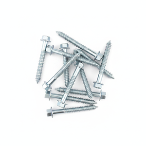 Tornillos para Madera con Cabeza Hexagonal Estándar en Pulgadas y Métricos - Tornillos de Acero al Carbono Clase 4 con Recubrimiento de Zinc Blanco - Product Image 2