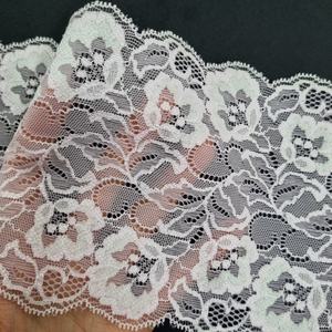Tela de Encaje Floral de Dos Tonos, Encaje Festoneado de 13.5 cm para Lencería, Vestido, Tela de Encaje Romántica - Product Image 2