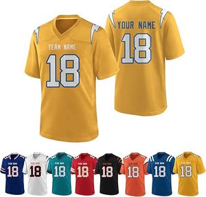Camiseta de Fútbol Americano Personalizada para Hombre, Mujer y Jóvenes, de Secado Rápido y Transpirable, con Nombre de Equipo, Número y Logotipo Impresos - Product Image 4
