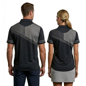 Vente en gros de maillots de golf personnalisés, sublimation, chemises de golf pour hommes, polos de golf à manches courtes pour femmes, shorts de golf pour femmes - Product Image 2