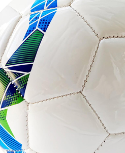 Ballon de football de rue noir avec design éclaboussures de peinture bleu-vert, pour usage intérieur et extérieur - Product Image 6