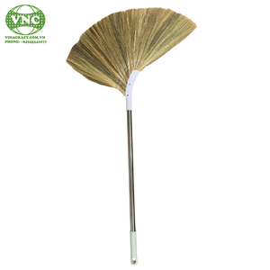 Balai à herbe écologique avec manche naturel, poils moyens, style classique pour le nettoyage des sols domestiques - Product Image 5