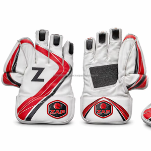 Guantes de Portero ZAP Test para Adultos, Gran Durabilidad, Palma de Cuero, Agarre Clásico, Nivel Profesional, Color Rojo, para Partidos - Product Image 1