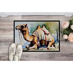 Felpudo de camello antideslizante lavable de pila baja para interiores/exteriores, alfombrilla para entrada de 24H X 36W, alfombrilla para puerta Delantera - Product Image 2