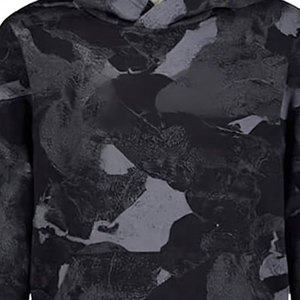 Sudadera con Capucha para Hombre, Color Sólido, Forro Polar, Corte Regular, Transpirable, Antiarrugas, con Bolsillos, Estilo Casual Otoñal, 100% Algodón - Product Image 5