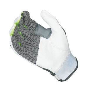 QASWA SPORTS Leather Palm Flexible Back Breathable Perforated Fingers Adjustable VELCRO Closure Ambidextrous Wrist Batting <b>Glove</b> - Product Image 3