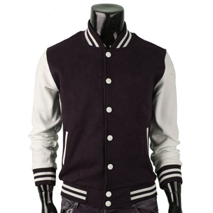 Custom Logo Printed Geometric Thick Waterproof Wool Sleeves Letterman Varsity <b>Baseball</b> <b>Jacket</b> Fashion Streetwear Hoodie <b>for</b> <b>Men</b> - Product Image 1
