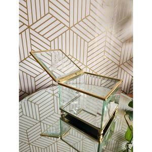 Boîte de rangement élégante en métal et verre qui protège vos accessoires du poussière et des dommages - Product Image 4