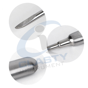Élévateurs dentaires manuels en argent, instrument chirurgical de classe I, poignée ergonomique, certifié CE - Product Image 4