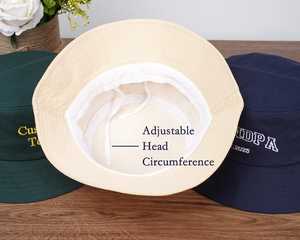 Casquette de pêcheur en coton avec broderie de logo personnalisé, unisexe, décontractée, protection solaire, OEM/ODM - Product Image 5