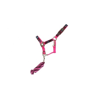 Adjustable Printed Nylon <b>Halter</b> With Brass Plated Hardware Wholesale Supplier & Manufacturer Saman Exports - Product Image 1