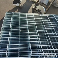 Grille en acier robuste galvanisée pour plateformes industrielles