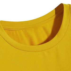 T-shirt unisexe à manches courtes épais, coupe décontractée, 100 % polyester, col rond, couleur unie, séchage rapide, respirant, écologique - Product Image 2