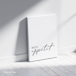 Kitchen <b>Canvas</b> Print, Simple Inspirational Typography Poster, Modern Home Wall Decor - Product Image 2