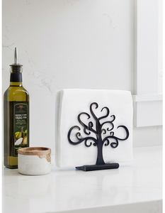 Porte-serviettes en métal classique au design unique en forme d'arbre, parfait pour la cuisine et l'hôtellerie - Product Image 5
