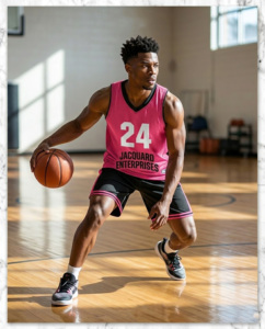 Concevez votre propre uniforme de basket-ball, 100% polyester, style tendance, uniforme de basket-ball de qualité supérieure - Product Image 2