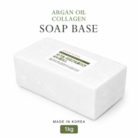 Base de savon au collagène et à l'huile d'argan pour la fabrication de savon artisanal, hydratant, nourrissant, savon transparent pour tous types de peau