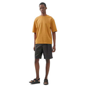 T-shirts graphiques streetwear à épaules tombantes, 100% coton, 280 GSM, t-shirts unis lourds et amples pour hommes - Product Image 4