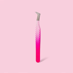Pinzas para Pestañas con Logotipo Personalizado, Pinzas Rectas y Curvas de Acero Inoxidable, Pinzas Profesionales para Extensiones de Pestañas - Product Image 2
