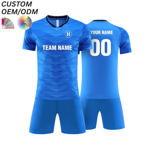 Maillots de football personnalisés avec logo respirant 100% polyester pour l'entraînement des équipes de football, support OEM ODM, vente en gros - Product Image 6