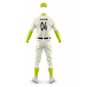 Top Selling Striped <b>Baseball</b> Jersey Men Customized Uniform Sportswear Athletic Eco-Friendly Matching Solid Color Uniform - Product Image 6
