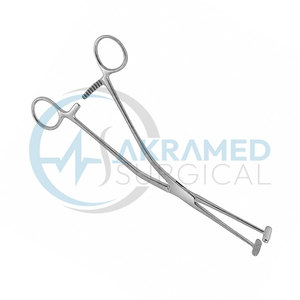 Pinzas Anguladas en Forma de T AKRAMED Millin, Instrumento Quirúrgico de Urología de Acero Inoxidable, CE ISO, Pinzas Reutilizables para Próstata - Product Image 3