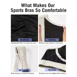 Nuevo sujetador deportivo personalizado de moda para mujer, en oferta, para gimnasio, para uso adulto. - Product Image 5