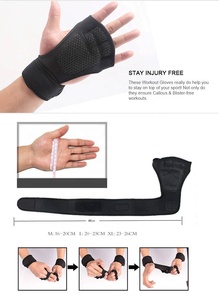 New Fashion Sport Workout Fitness Weight Lifting <b>Gloves</b> Gym <b>Gloves</b> for Men and Women - Product Image 4