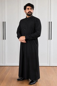 Thobe OEM Factory Custom <b>Islamic</b> <b>Clothing</b> with Modern Tailoring for Global <b>Clothing</b> Brands and Export - Product Image 6